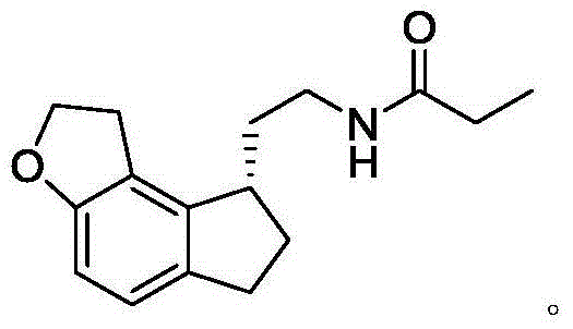 Synthetic preparation method for key intermediate of ramelteon