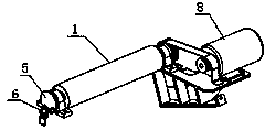 Running detecting system and method for conveyer belt glue peeling device