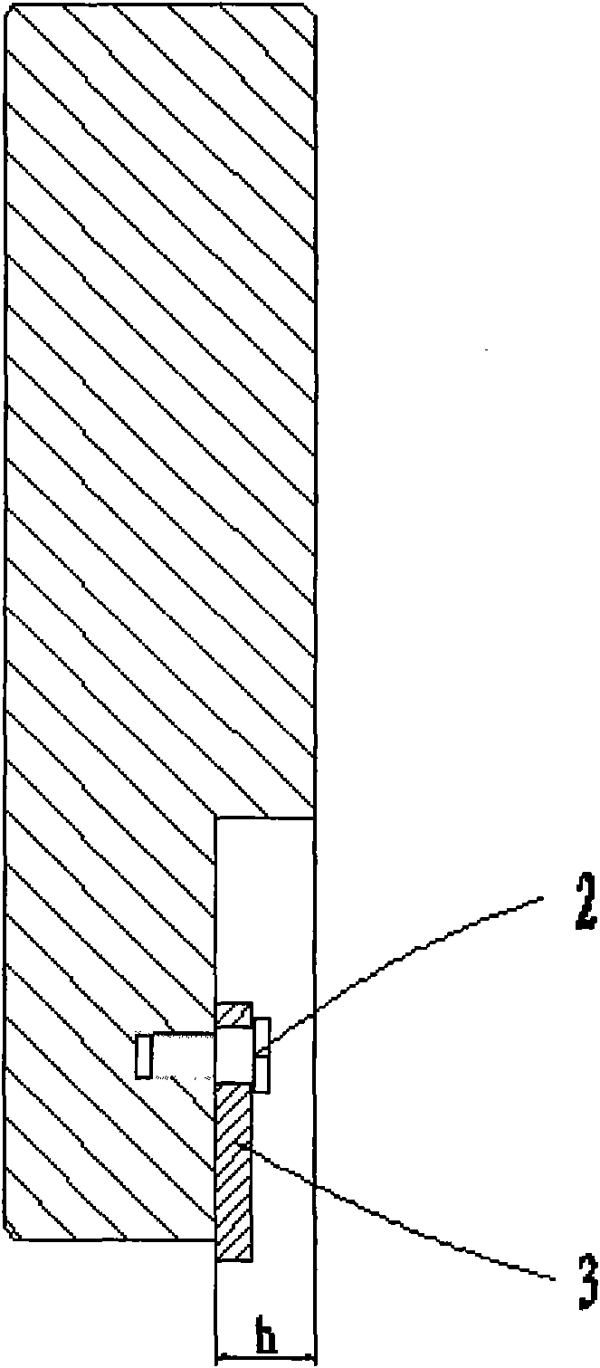 Tool for processing burrs at through position of through hole