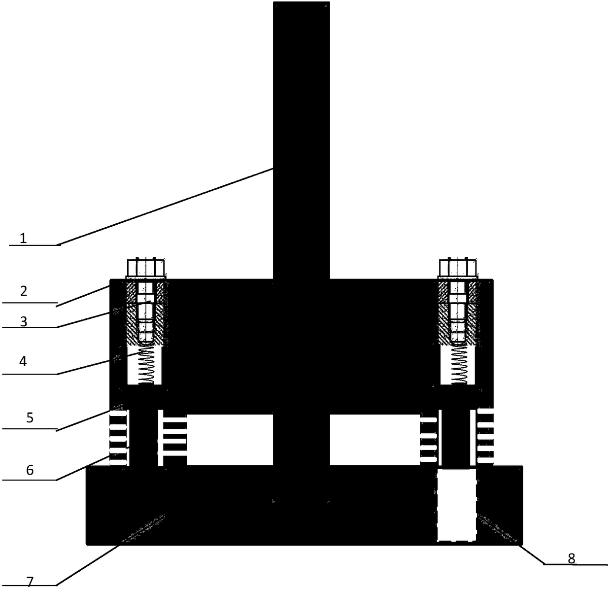 Sequential batch test piece introduction device for two-box thermal shock experiment box