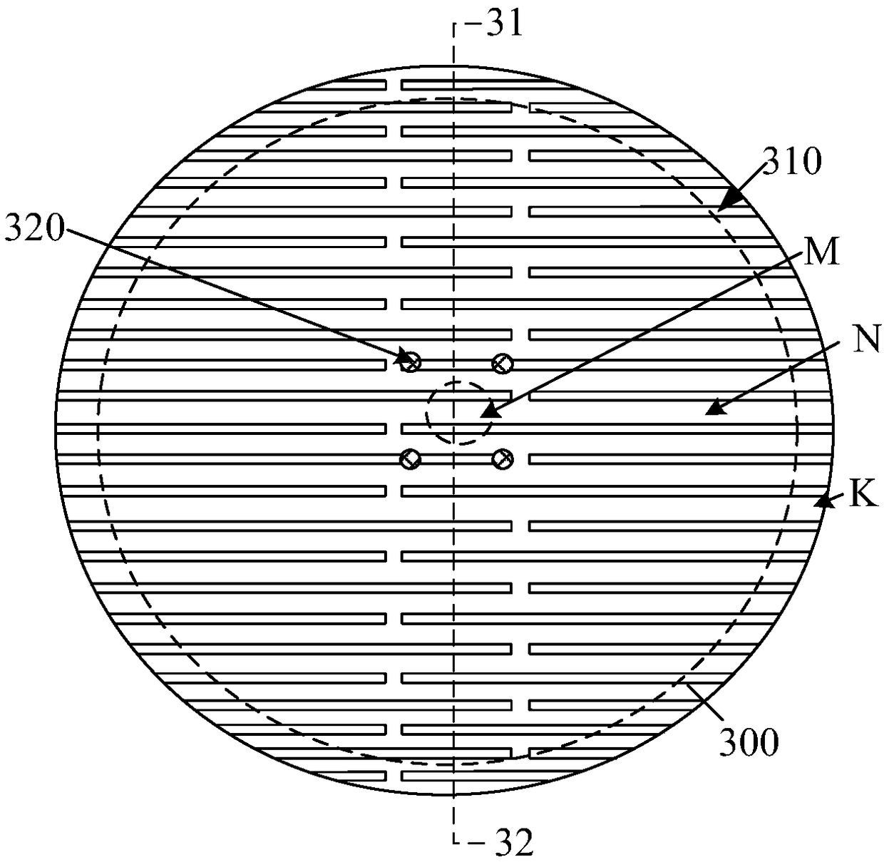 Target material packaging method and packaging tool