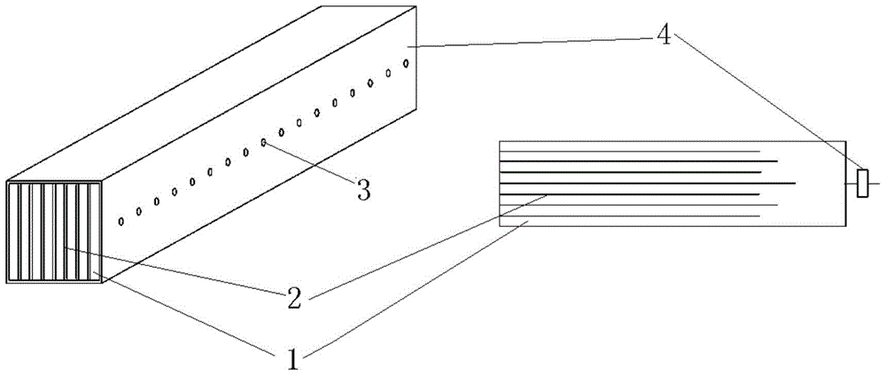 Waveguide array antenna high power performance test device