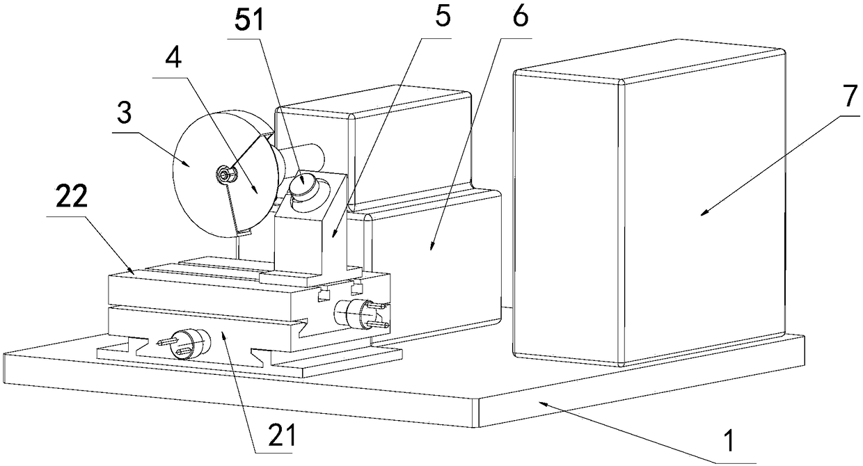 Device for coping notch joint surface of piston ring