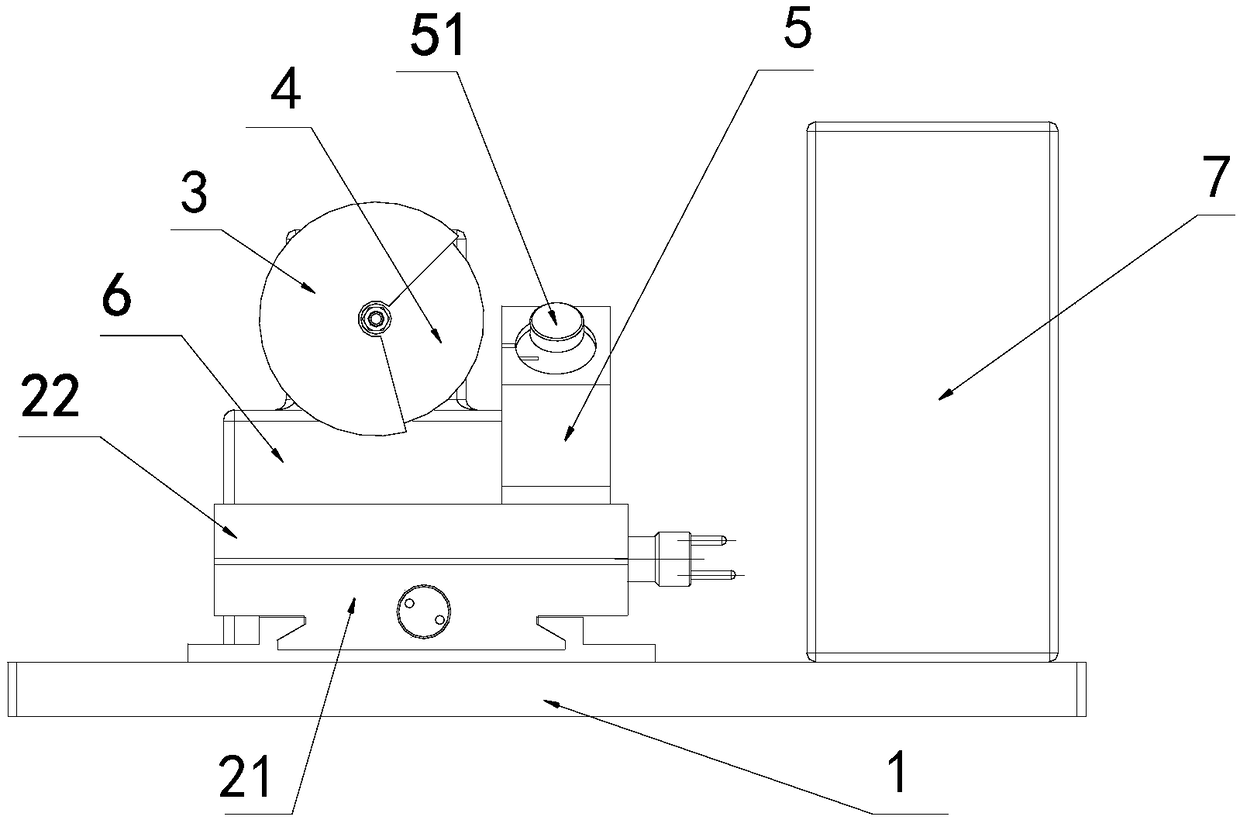 Device for coping notch joint surface of piston ring