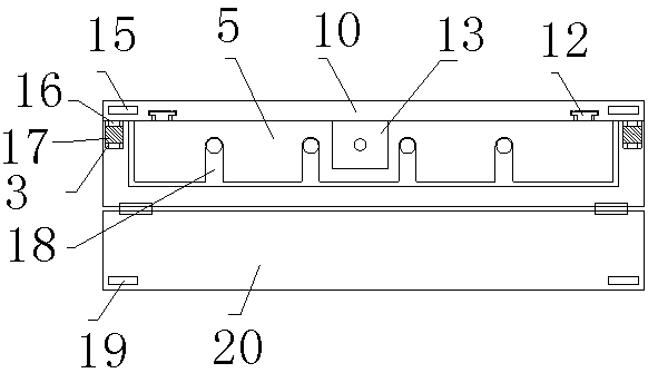 Branch test connection device for high-speed data acquisition equipment