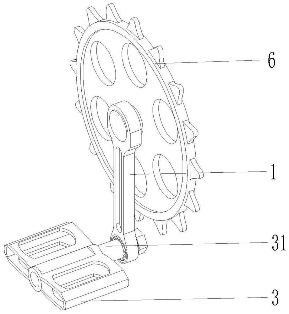 Bicycle pedal structure