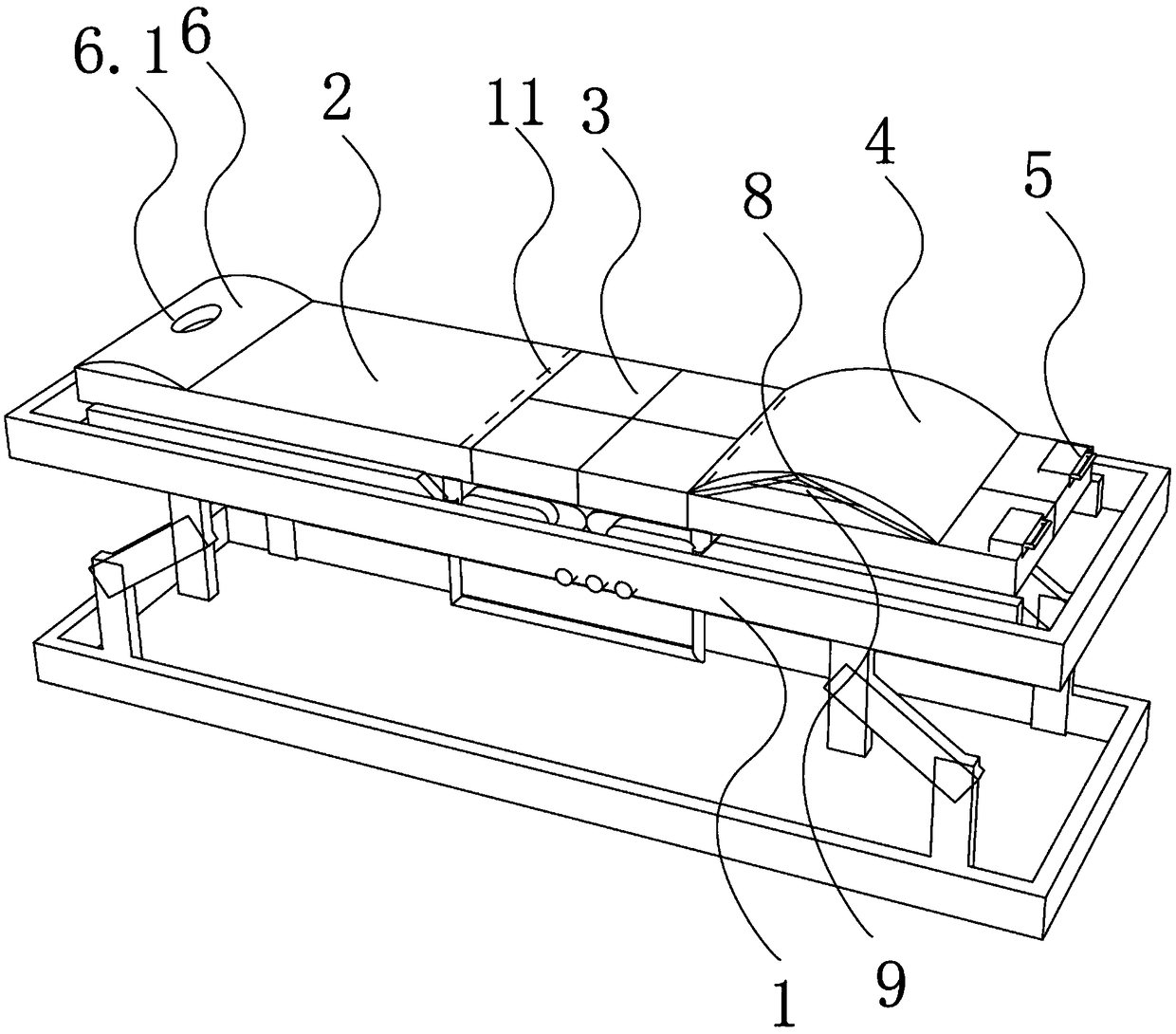 A multifunctional medical bed