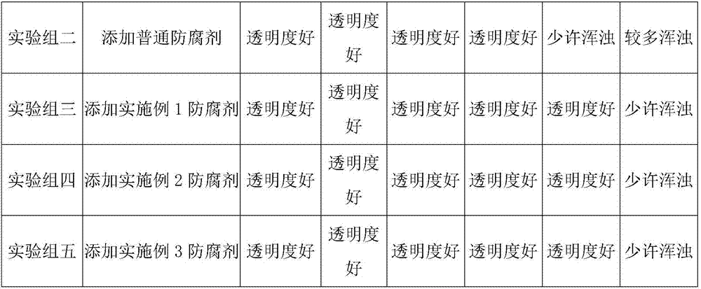 Grape canned preservative and preparation method thereof