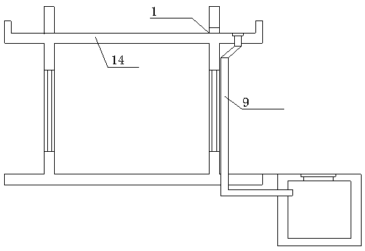 A building ecological greening roof rainwater collection and unpowered intelligent irrigation system