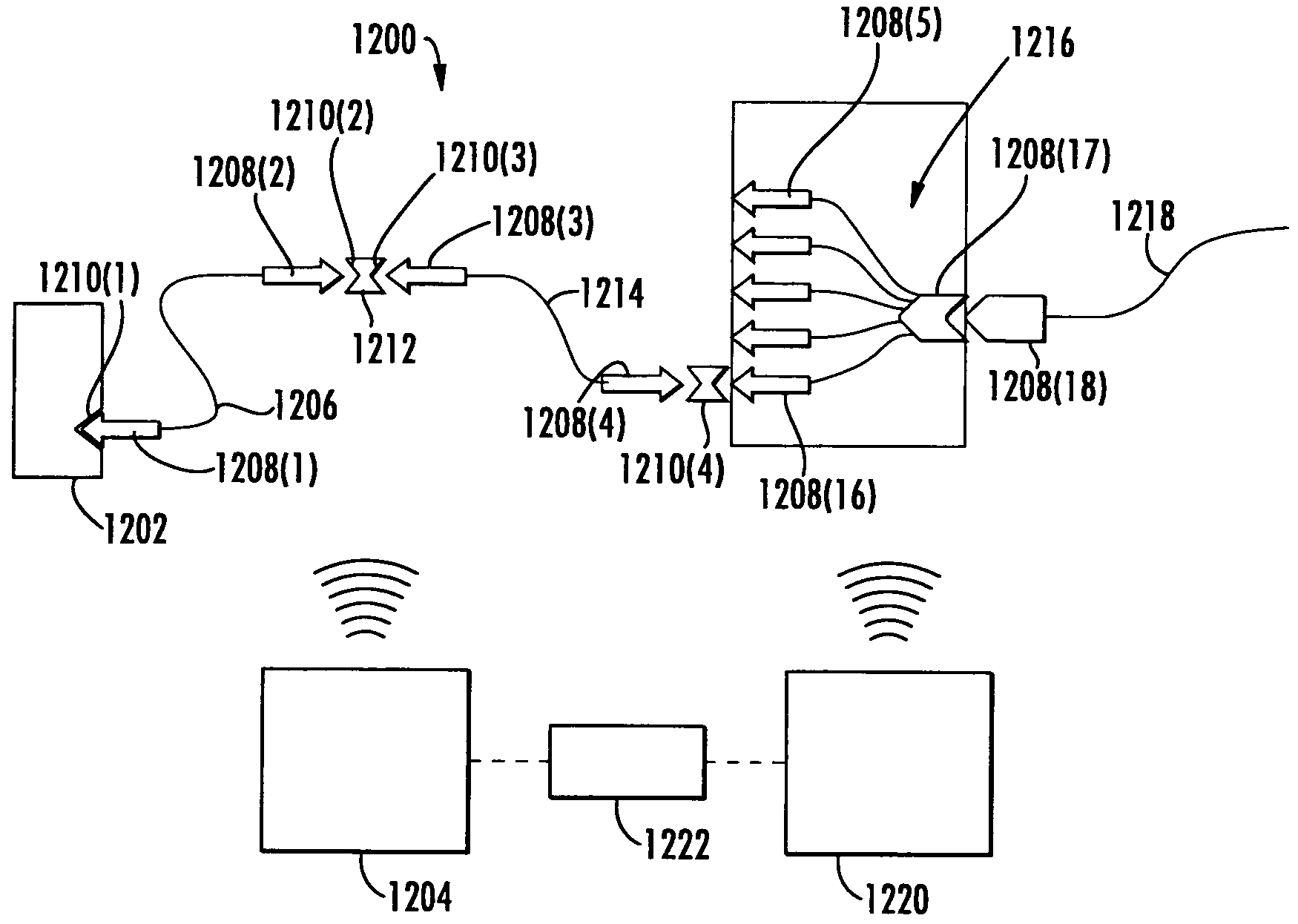 System for mapping connections using RFID function