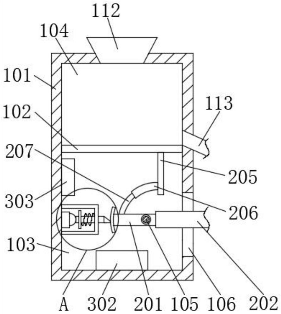 Safe and anti-food-accumulation automatic pet feeding device