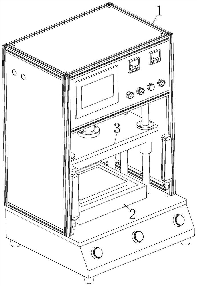 Rapid pressing device based on 5G optical module PCB