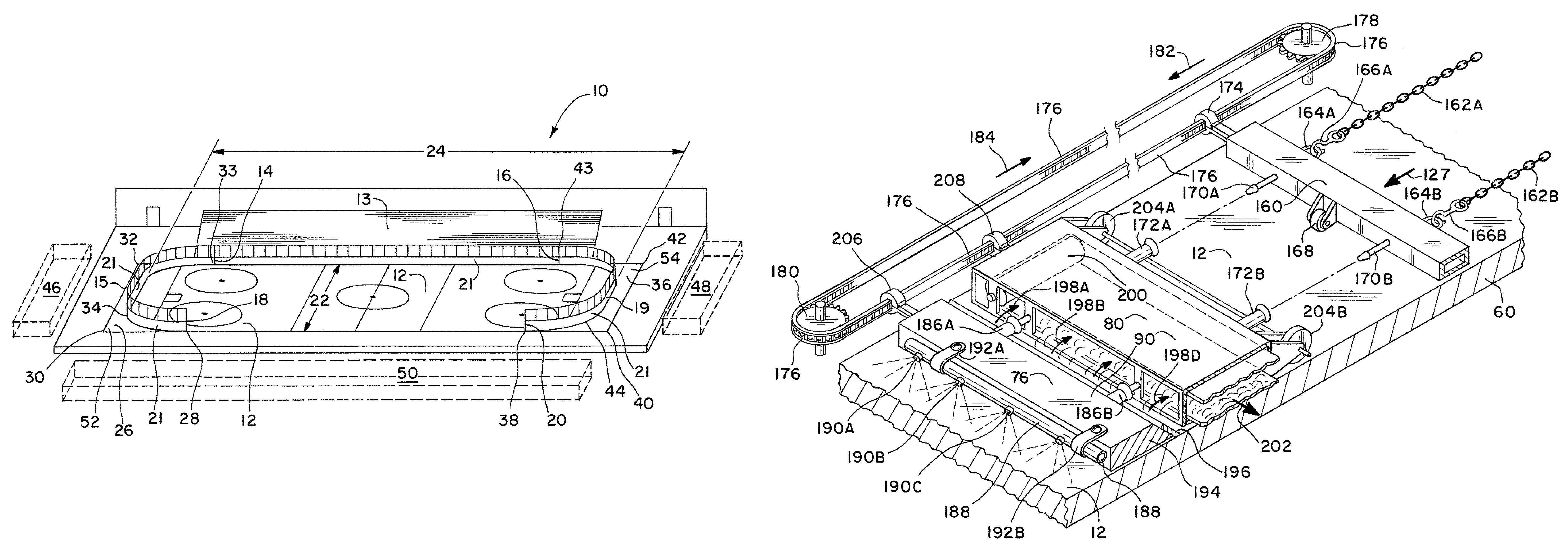 Apparatus and methods for refurbishing ice surfaces