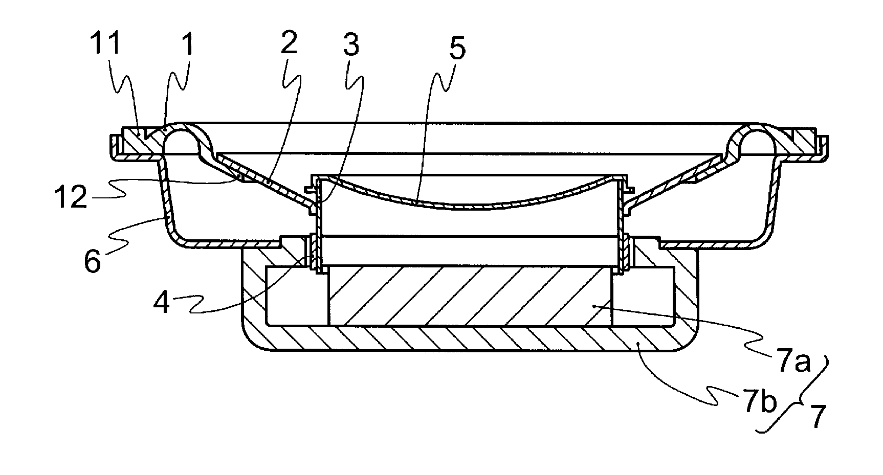 Speaker and edge structure thereof