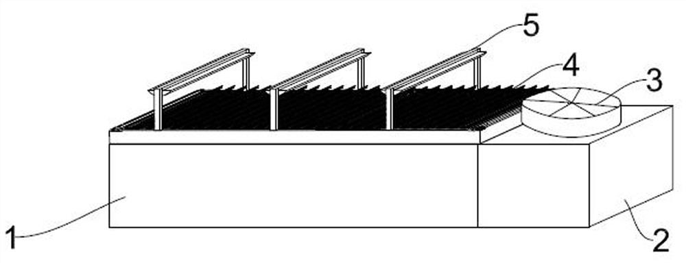 Fresh tea leaf treatment device and treatment method thereof