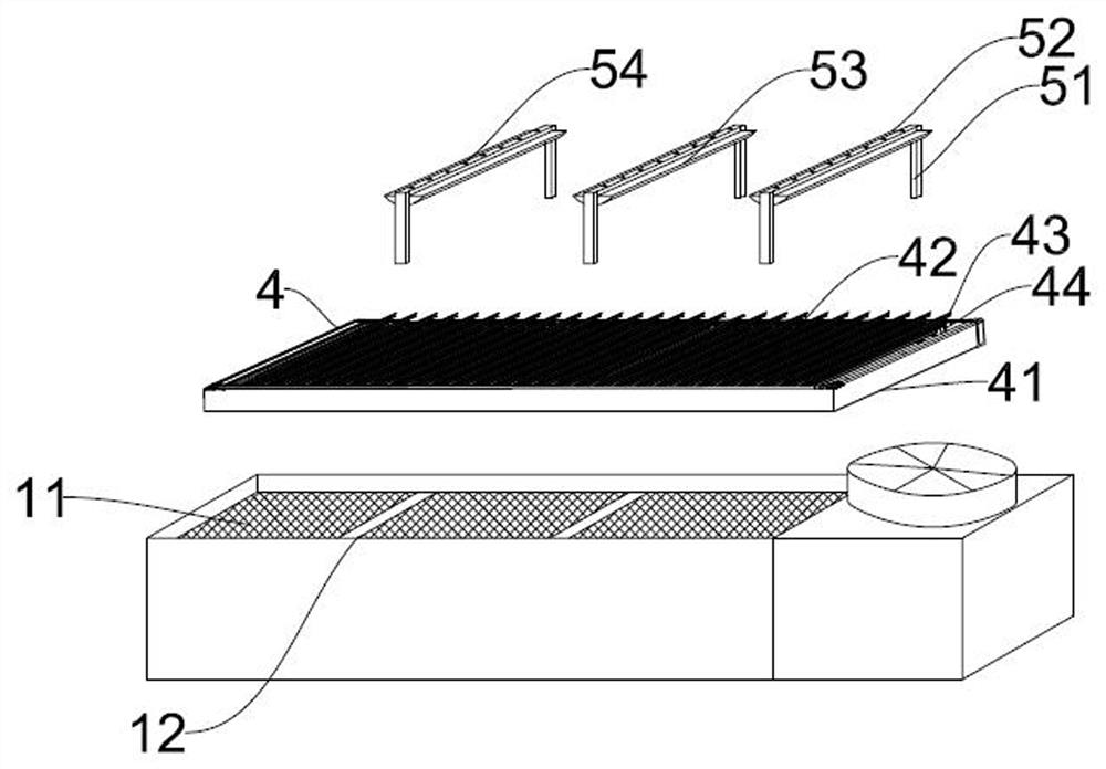 Fresh tea leaf treatment device and treatment method thereof