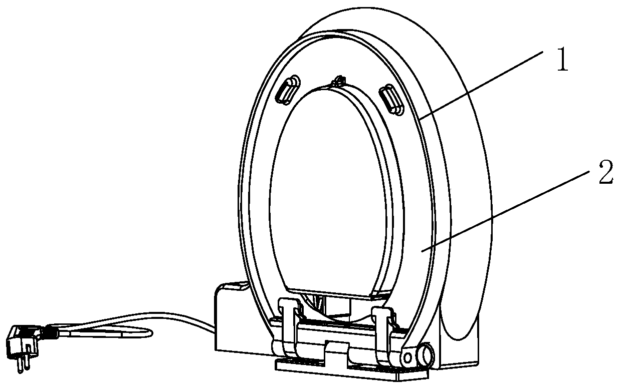 Automatic drying toilet lid optimized based on hydromechanics