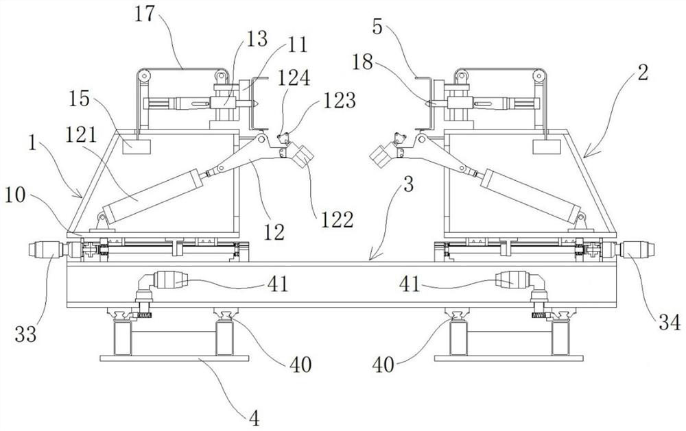 Positioning tool for frame longitudinal beam
