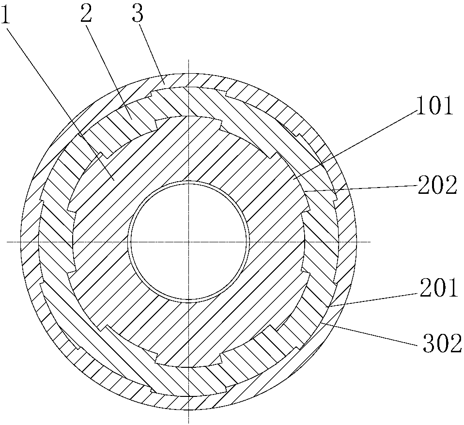 Expansion type liner hanger with slips