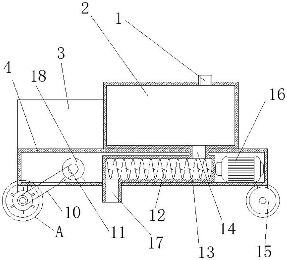 Seed sowing device for agricultural planting