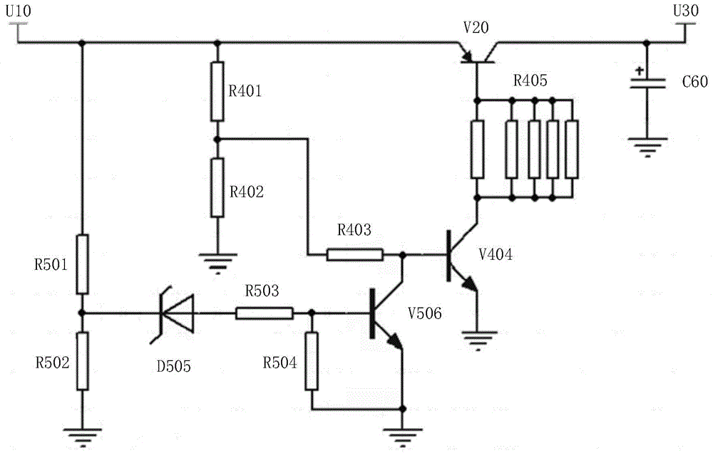 Low-voltage-side overvoltage protection circuit