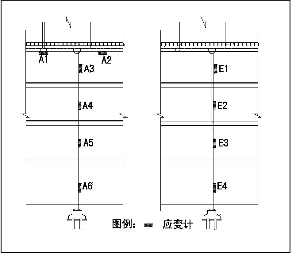 Gridding information monitoring method for load transmission and deformation of wood beam and wood column