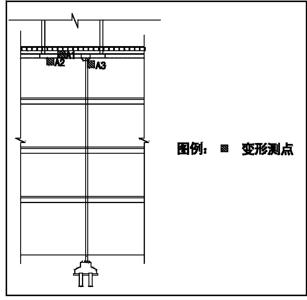 Gridding information monitoring method for load transmission and deformation of wood beam and wood column