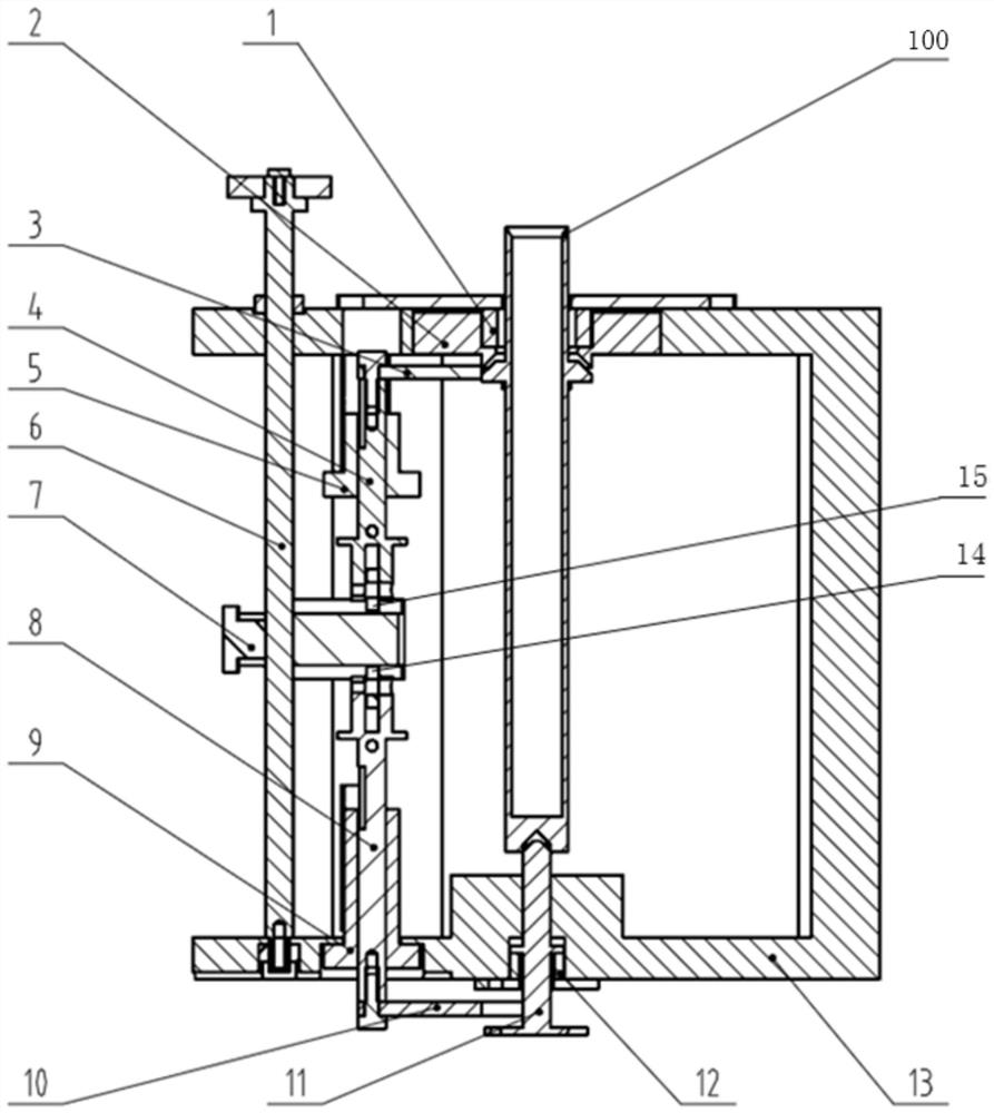 A gravimeter locking mechanism