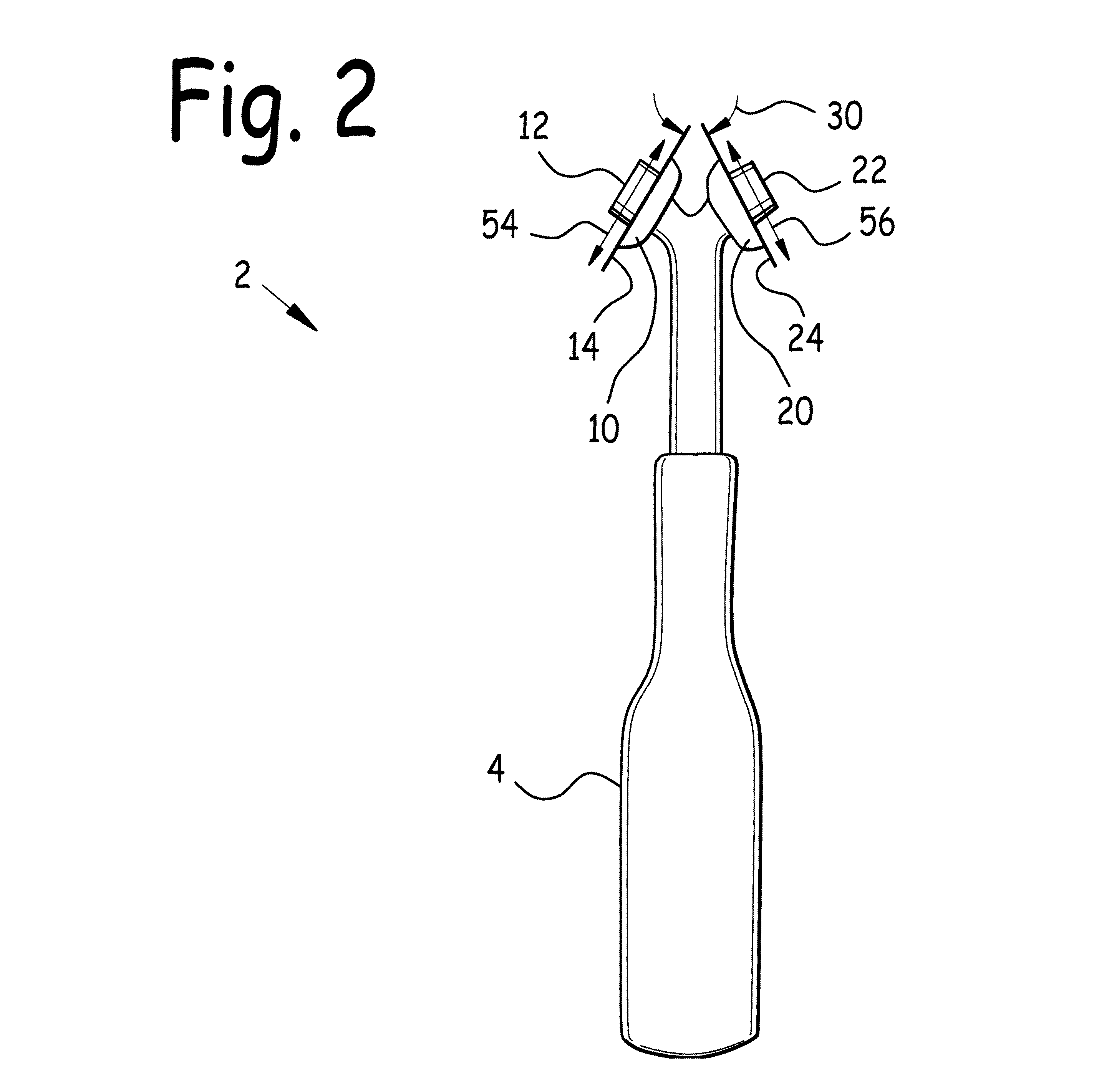 Dual bladed surgical saw and method of use