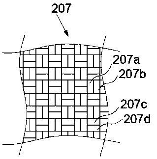 Novel squid-fishing-boat tail sail capable of reducing shaking