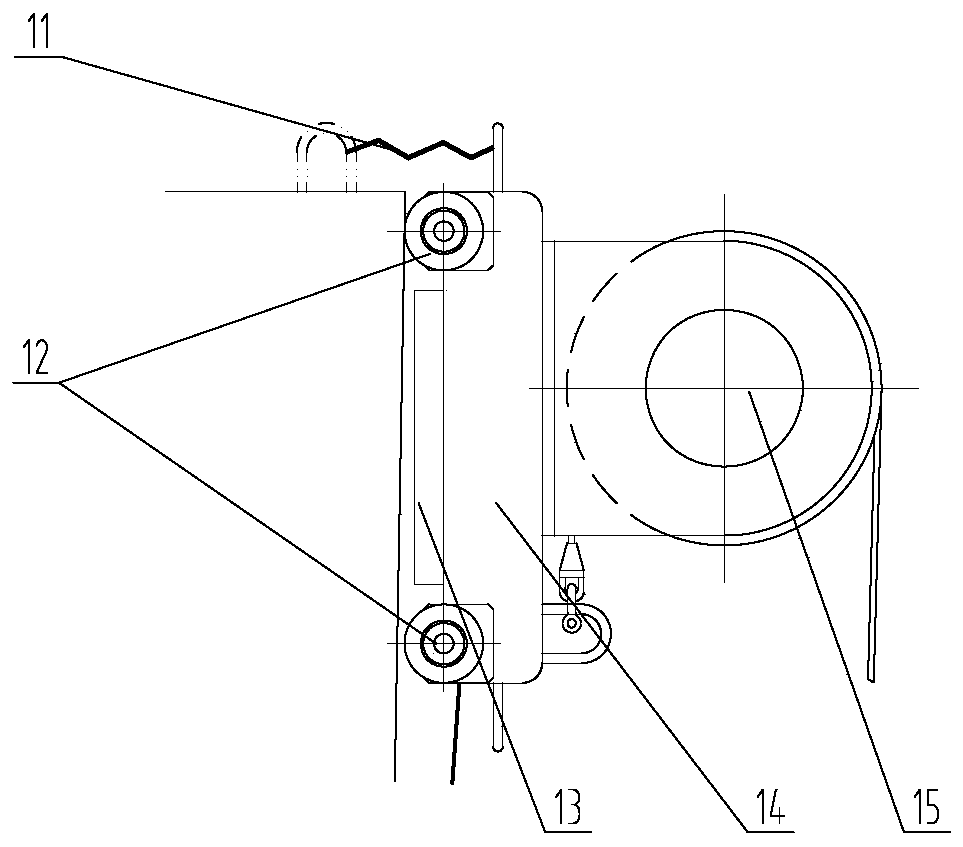 A hoisting device for pilots boarding and leaving ships