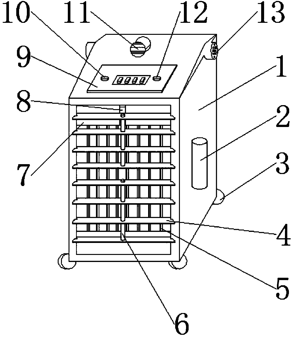 Fan with automatic air exchange fan