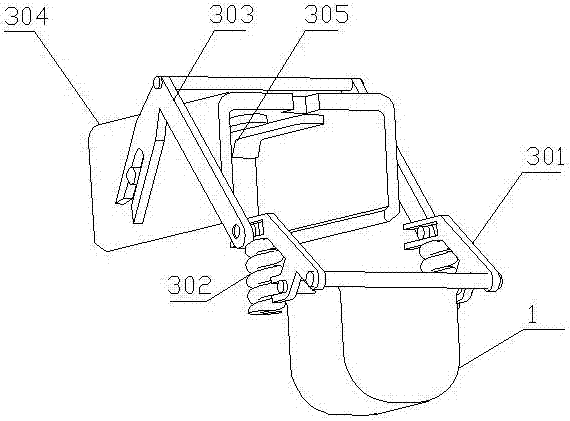 Scalp clip output device