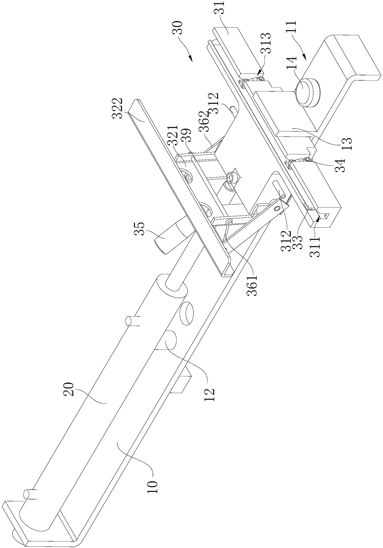 Silk screen production device