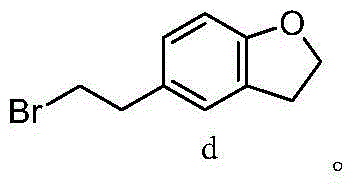 Synthetic technology of darifenacin intermediate 5-(2-bromomethyl)-2,3-dihydro-1-coumarone