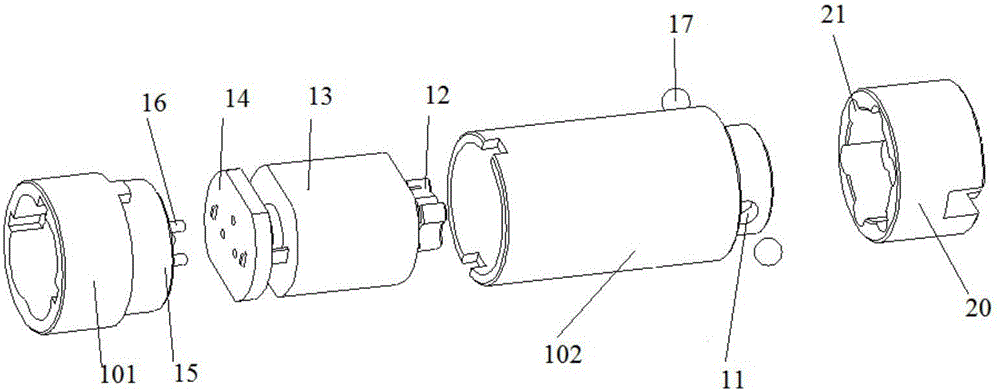 Electronic lock cylinder capable of matching with lock body