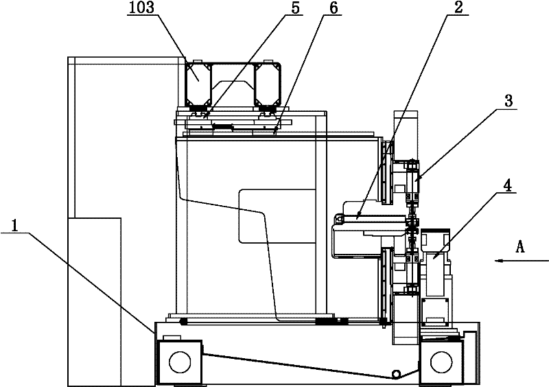 Door type drilling machine