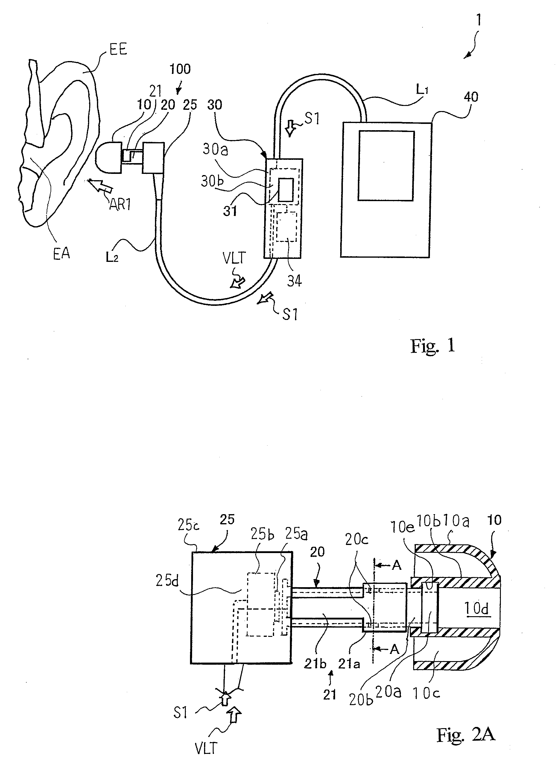 Earphone device, sound tube forming a part of earphone device and sound generating apparatus