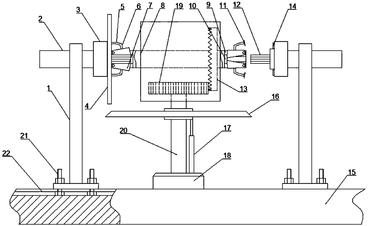 Automobile part machining device