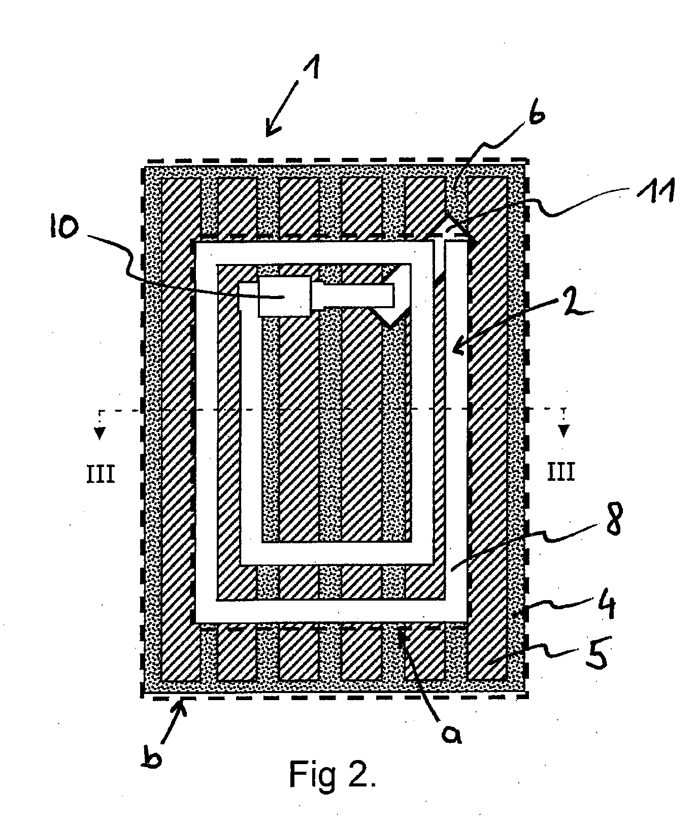Apparatus, method and use for screening the magnetic field of an RFID transponder