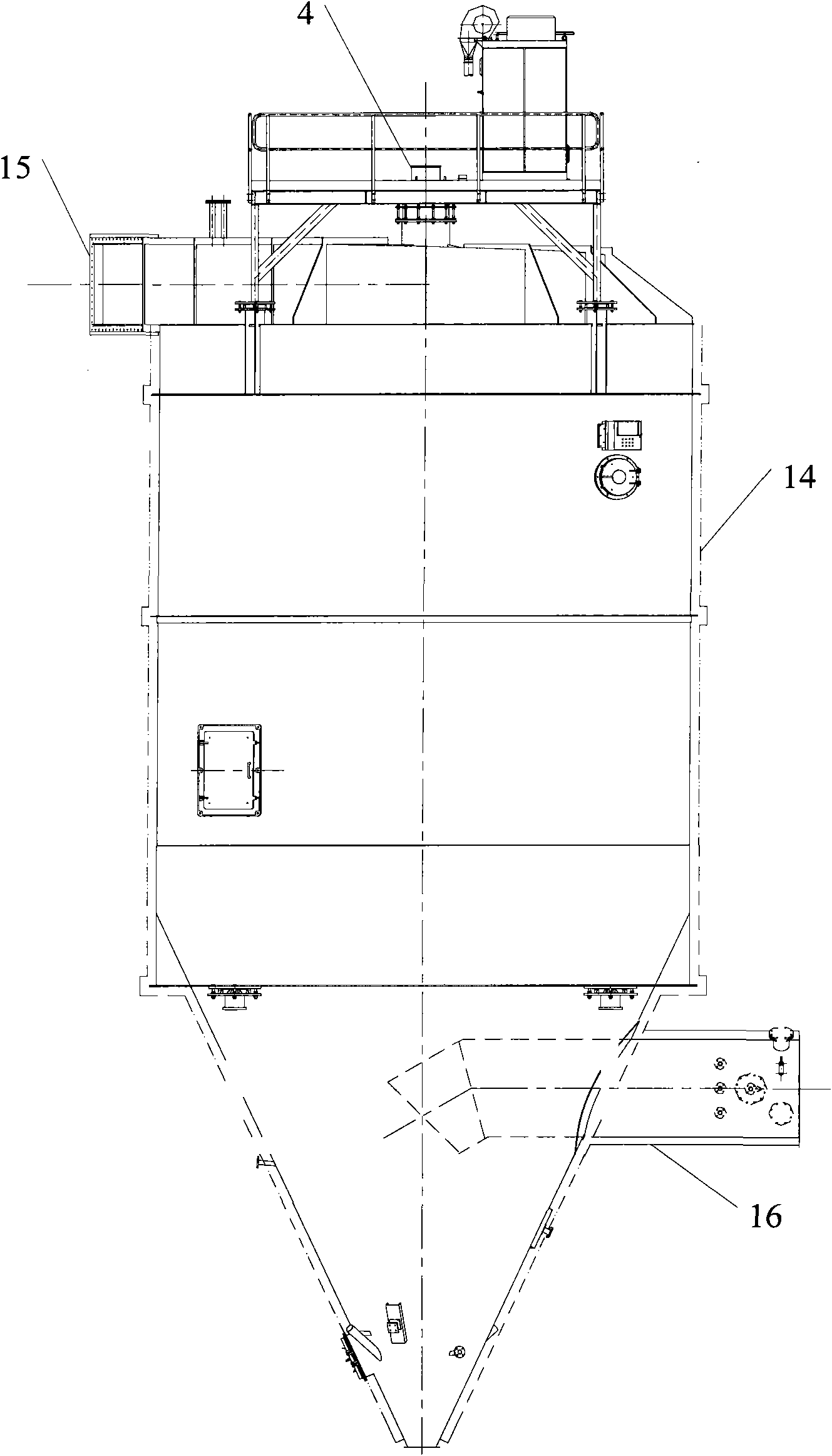 Flue gas purifying system and method