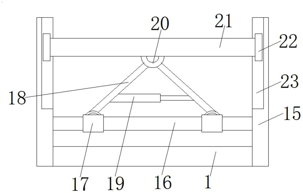 Building steel structure transfer device