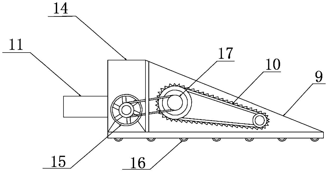 An ore lifting device for shale gas development