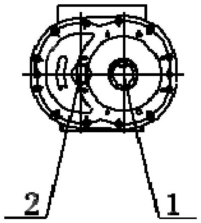 A compression heat pump screw host helical teeth and a compression heat pump screw host