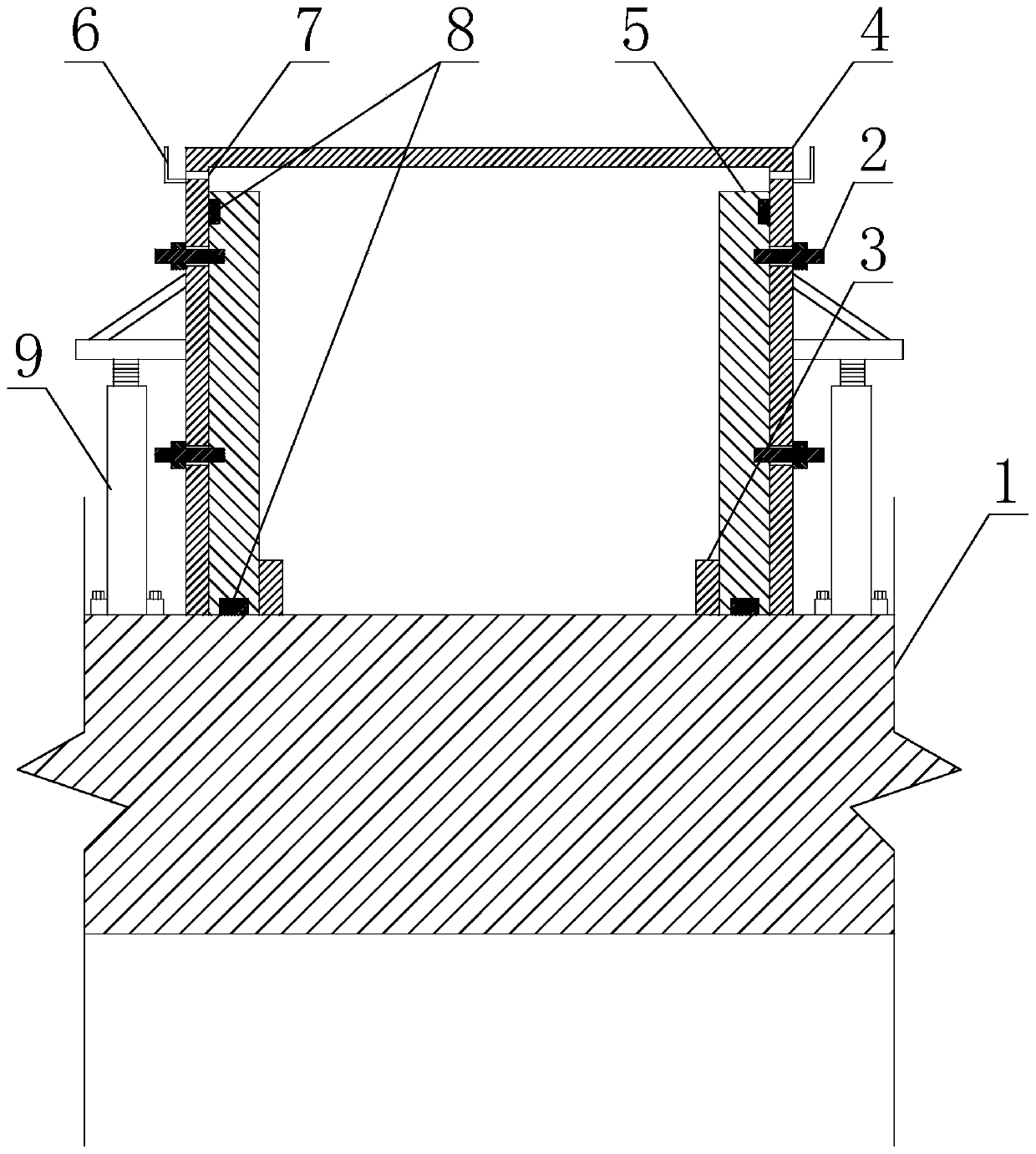 Waterstop pouring device