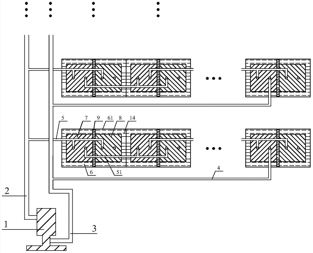 Serial-connection breath-type double-plate cabin solid carbon fuel cell stack and power generation method thereof