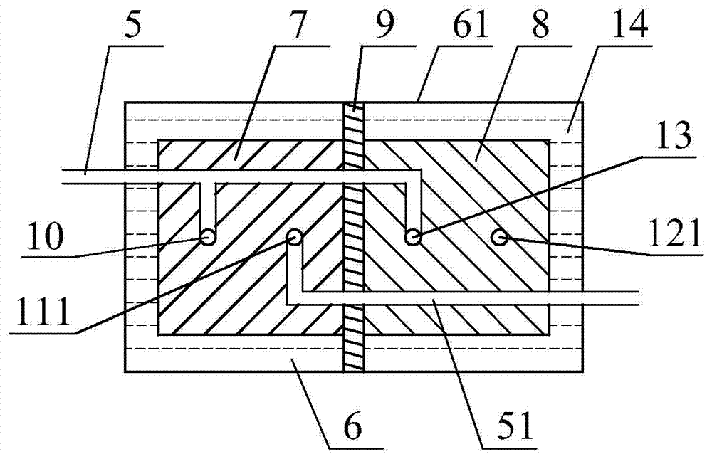 Serial-connection breath-type double-plate cabin solid carbon fuel cell stack and power generation method thereof