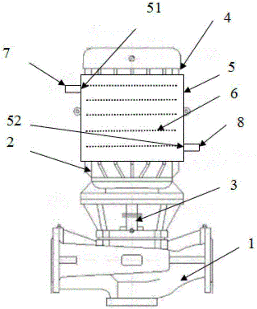 Water pump with cooling function