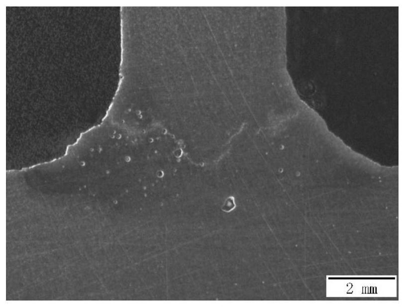 A welding method for suppressing cracks in aluminum alloy t-joints