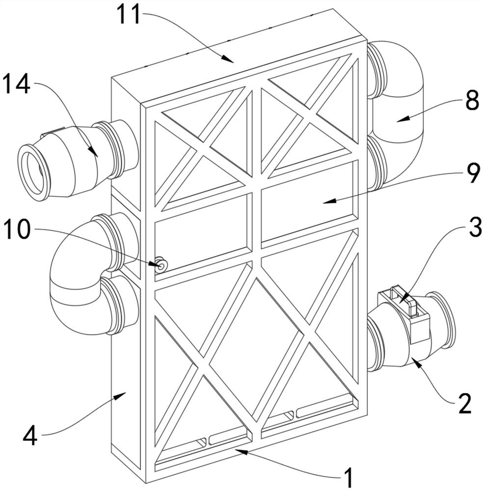 An odor treatment device for landfill leachate treatment station